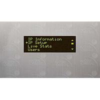 Matrix Orbital BLC2041-AL-IY PC Bay Inserts, LCD Characters 20x4 Ylw Txt Blk B/G Key w/ Mnt Slv Brkt