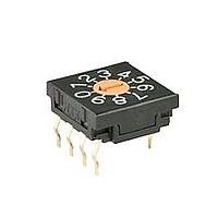 NKK Switches FR01FR10P-W-S Rotary Switches 10 POS REAL CODE FLSH STRT PC WSHABLE