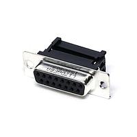 Amphenol Commercial Products L17DAFRA15SC309 Receptacle 15P Sz A Metal Shell Skt Flat Ribbon