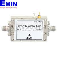 Fairview  SPA-100-32-003-SMA 500 MHz to 10 GHz, Medium Power Broadband Amplifier with 25 dBm, 32 dB Gain and SMA
