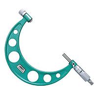 INSIZE 3206-50A OUTSIDE MICROMETER WITH EXTENSION ANVIL COLLAR (0-50mm/0.01mm)