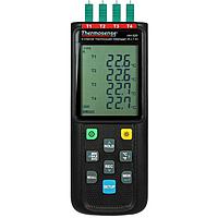 OMEGA HH520 4-channel handheld data logger thermometer (-200 to 1372 °C, Types J,KT,E)