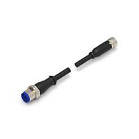 AMP Connectors - TE Connectivity 2273110-4 Sensor Cables / Actuator Cables 3pos PUR 1.5m M8strt sckt M12 strt plgAA