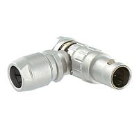 Eaton Souriau-Sunbank JBXFC1G02MSSDSR Connectors 2P R/A Pin Plug Solder Shell Size 1