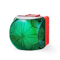 Auer Signal 874166405 LED Steady / Flashing Beacon QDS LED steady/flashing beacon 24 V AC/DC green, red (RAL 3000)