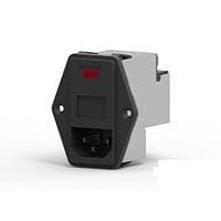 AMP Connectors - TE Connectivity PE000SH6B Inlets 6A SINGLE FUSE HORIZONTAL MOUNT