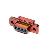 Glenair MWDM1L-15NSB Micro-D D-Sub Connectors MICR D SLDRCUP CON 15CNT SZ #24 PIN