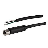 Stewart Connector BC-M5FA4BP01010M Sensor Cables / Actuator Cables M5 A-Code Cable Assembly  Female Straight to Pigtail  1 m  IP67