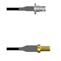 Amphenol Custom Cable Q-0802Z0008072i RF Cable Assemblies BNC-SJB/SMA-SJ RG58 72I