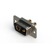EDAC 627-2WK2624-3T1 Mixed Contact D-Sub Connectors Vertical Combo Dsub