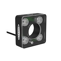 Banner Engineering LEDBRV70XD5-XM LED High-Intensity Ring Lights VE Series 70 x 70 mm High Intensity Ring Light; Visible Blue LED; 24 V dc; Fixed Intensity; 0.3 m (1 ft) Cable with 3-pin male Connector; Connects to VE Smart Camera