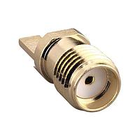 Linx Technologies - TE Connectivity CONSMA021.062-G Connectors SMA Jack 50 Ohm .062 PCB Edge Mount