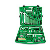 TOPTUL GCAI130T1 DR. Flank Socket Wrench Set (1/4"&1/2" 130 PCS 12PT)
