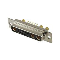 NorComp 681S13W3103L001 Mixed Contact D-Sub Connectors IP67 POWER-D 13w3PWR 40A VERT MALE