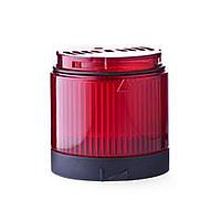 Auer Signal 910012405 Visual Module PC7DC LED steady light module 24 V AC/DC red, black