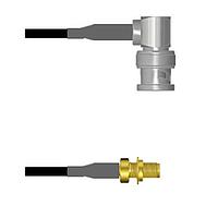 Amphenol Custom Cable Q-0D02W0003006i RF Cable Assemblies BNC-RP/SMA-SJB G174 6I