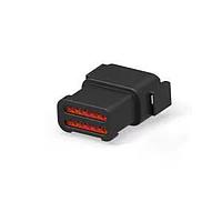 DEUTSCH - TE Connectivity DTM04-12PB-E003 Housings REC, 12P, BLK, N, CAP, B