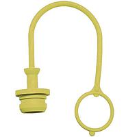 Essentra Components 499781 Conduit Fittings & Accessories 1/4" Series B Quick Coupling Plug:TPE Yellow