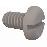 Essentra Components 011224P037 Pan Slotted Pan Slotted Screw, #12-24 Thread, 3/8 Lg