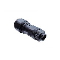 Amphenol LTW AD-05BMMB-QL8AP0 Standard Circular Connector X-Lok, Mini Size, Plastic, 5A, 05 pins, Male Connector, Male Contact, Straight, Push Lock, Screw-in, Field Installable, F4.0 - F8.0mm, IP68