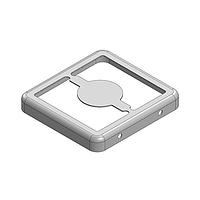 Masach Tech MS213-10F-NS EMI/RFI Shield Frame, Two-Piece 21.3 x 19.9 x 2.9mm Two-piece Drawn-Seamless RF Shield/EMI Shield FRAME (Nickel-Silver)