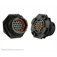 Eaton Souriau-Sunbank UTS714D19P32 Receptacles UTS, Jam Nut Receptacle PC Tail