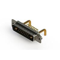 EDAC 629-17W2650-2TA Mixed Contact D-Sub Connectors Right-angle Power Combo D-Sub Connector
