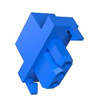 Amphenol Positronic PLA03F8000 Connectors Power Connector - 1 Row, 3 size 16 contacts, Socket (Female), Removable Contact, Panel Mount