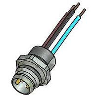 Amphenol CONEC 42-01033 M8 Male Socket 4P WIRE LEAD M8 FRONT MNT PLUG