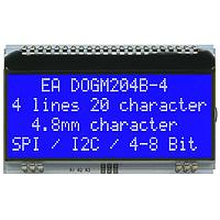 DISPLAY VISIONS EA DOGM204B-A LCD Character Displays 4x20 - 4.83mm Blue-