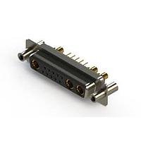 EDAC 628-13W3224-3T4 Mixed Contact D-Sub Connectors Vertical Combo Dsub