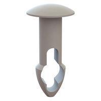 Essentra Components 27KY1560343 Keyhole Rivet Keyhole Rivet, .156 Hole, .343 Panel Thk