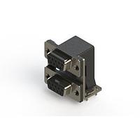 EDAC 662-009-664-035 Dual Port D-Sub Connectors Right-angle Dual Port D-Sub Connector