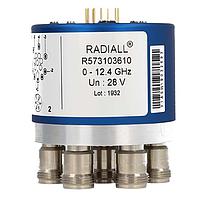 Radiall R573113330 Coaxial Switches SP3T N 12.4Ghz Ind. 28Vdc Opn Dio PinTML