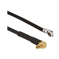 Amphenol RF 095-900-563-150 RF Cable Assemblies AMC4 Right Angle Plug to MMCX Right Angle Plug 0.81 mm 50 Ohm 150 mm ( 5.9 Inches)