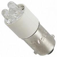 VCC VC18626130 Multi-Chip Based LEDs T3 1/4 Bayonet Multi LED Red 130V AC/DC