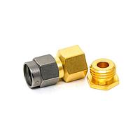 Radiall 9201-1553-019 Connectors SMA / STRAIGHT PLUG MALE CLAMP TYPE FOR 2.6/50 D CABLE GOLD CAPTIVE CONTACT