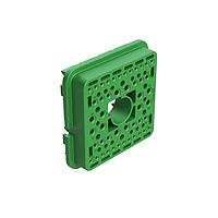 Amphenol SINE Systems AWB-48SC Accessories Wedgelock for 48 Position Plug, Keyed C, Green