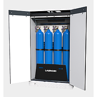 Labnori GCC90104R Type 90 Minutes Underbench Flammable Storage Cabinet (4x 50 Litre Gas Cylinders; 1200x615x2050, 620 kg)