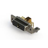 EDAC 630-11W1240-7T3 Mixed Contact D-Sub Connectors Right-angle Power Combo D-Sub Connector