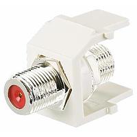 Panduit NKRTMRIW Pass Through Module RCA Red Insert