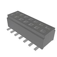 Samtec CLM-107-02-LM-D-A Sockets Low Profile Dual-Wipe Socket