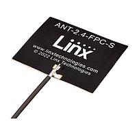 Linx Technologies - TE Connectivity ANT-2.4-FPC-SH100M4 FPC Antenna 2.4 GHz FPC antenna, 25x20mm, horizontal 100mm cable, MHF4