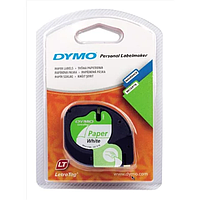 DYMO 63020742 LetraTag White Tape (12mm x 4m)