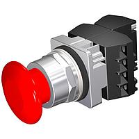 SIEMENS 52PM9W2C Pushbutton PUSHBUTTON,MOM,RED,1 3/4" PLST,2POS,3BJK