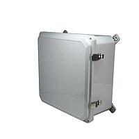 Bud Industries DPH-28729 PC Enclosure Gray Hinged Cover IP68 NEMA 6P PC Enclosure with Adjustable panel height  (15.24 X 15.24 X 7.72 In)