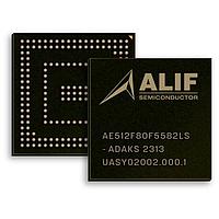 Alif Semiconductor AE512F80F5582LS-Y ARM Microcontrollers - MCU E5 fusion processor with 1x Cortex-A32, 2x Cortex M-55, 2x Ethos U-55, 5.5MB MRAM, 8.25MB SRAM, max peripherals, FBGA194
