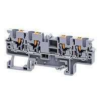 Altech CP4/4 Feed Through Terminal Block DIN Term Blk Push-In 4 Conn