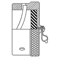 Glenair MS27511B10CL Receptacle Cover DUST CAP