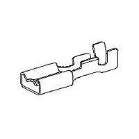 AMP Connectors - TE Connectivity 1742198-1 (Cut Strip) Receptacle 18-14AWG .250 STRG HT LIF REC CUTST/100